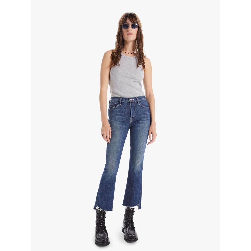 Mother The Insider Crop Step Fray Wash In Girl Crush Sz 23